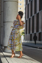 Zendaya Floral Midi Dress