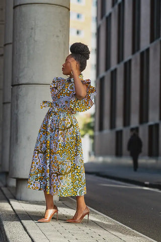 Zendaya Floral Midi Dress