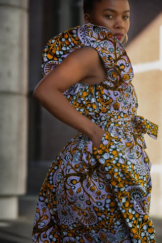 Zendaya Floral Midi Dress