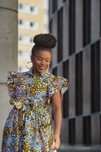 Zendaya Floral Midi Dress
