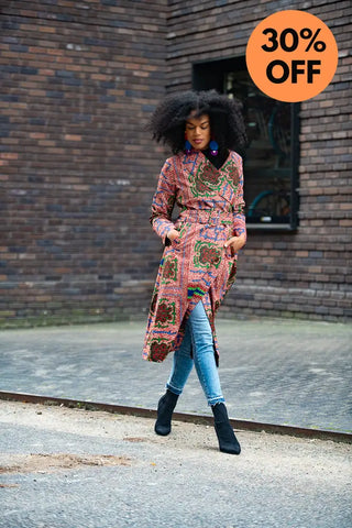 Zola Brown Duster Jacket