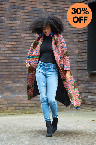 Zola Brown Duster Jacket