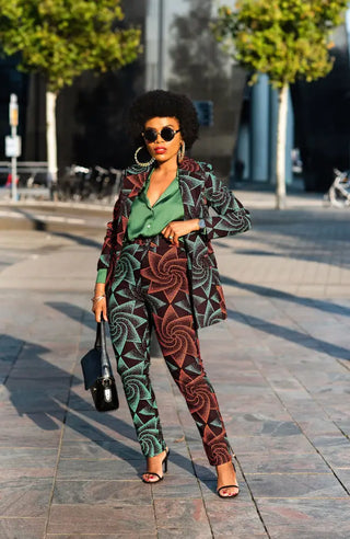 Zora Jacket And Trouser Ankara Set Outfit Sets