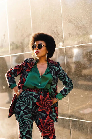 Zora Jacket And Trouser Ankara Set Outfit Sets