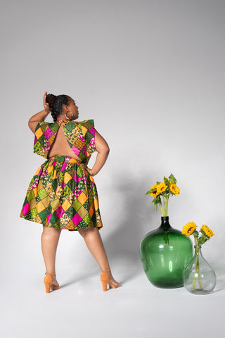 FUNKE OPEN BACK DRESS