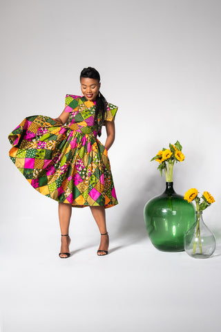 FUNKE OPEN BACK DRESS