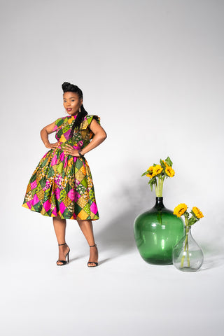 FUNKE OPEN BACK DRESS