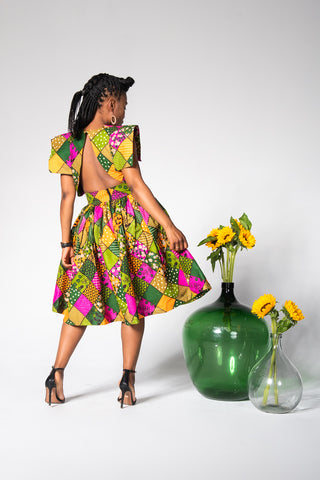 FUNKE OPEN BACK DRESS