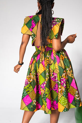 FUNKE OPEN BACK DRESS