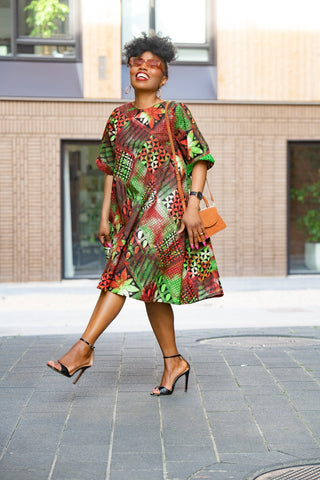 TEMILADE FLARE DRESS