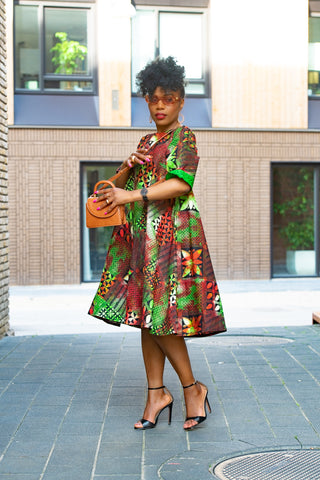 TEMILADE FLARE DRESS