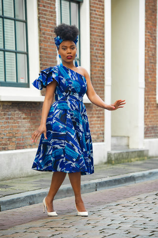 ADAEZE BLUE DRESS