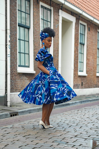 ADAEZE BLUE DRESS