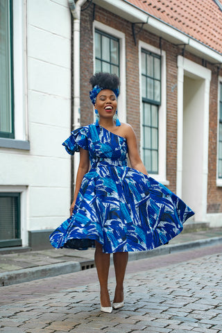 ADAEZE BLUE DRESS