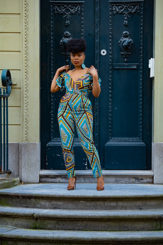 ODETTE MULTICOLOURED JUMPSUIT