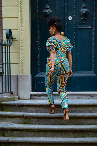 ODETTE MULTICOLOURED JUMPSUIT