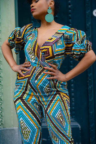 ODETTE MULTICOLOURED JUMPSUIT