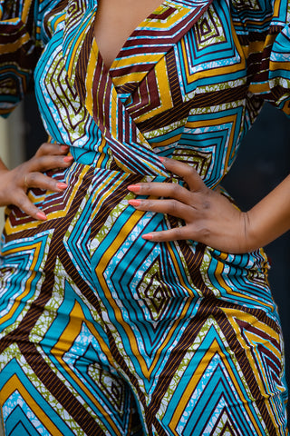 ODETTE MULTICOLOURED JUMPSUIT