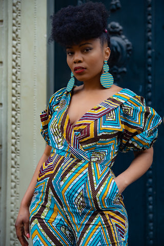 ODETTE MULTICOLOURED JUMPSUIT