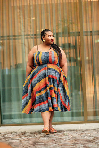 LYDIA SPAGHETTI STRAP DRESS
