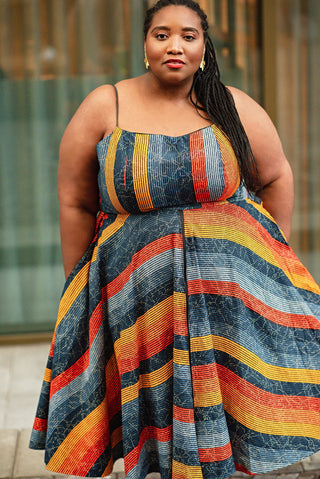 LYDIA SPAGHETTI STRAP DRESS
