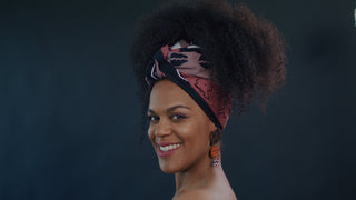 PETRA TRIBAL HEADWRAP (COFFEE BEANS)