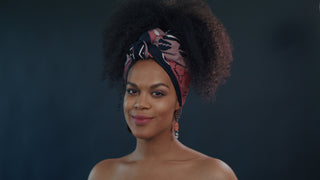 PETRA TRIBAL HEADWRAP (COFFEE BEANS)