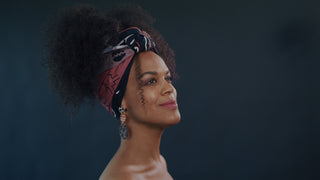PETRA TRIBAL HEADWRAP (COFFEE BEANS)