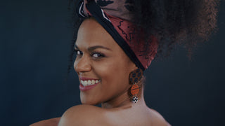 PETRA TRIBAL HEADWRAP (COFFEE BEANS)